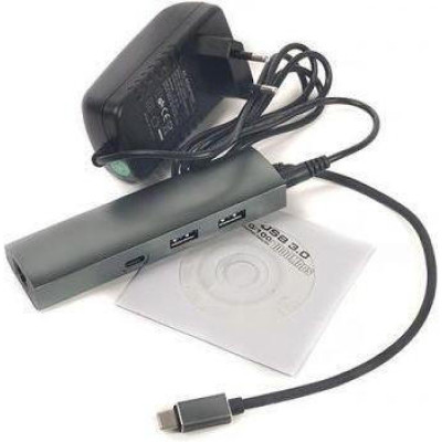 PowerPlant 2 USB 3.0, Type-C USB 3.1 + Gigabit Ethernet (CA910557)