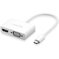 UGREEN USB-C to HDMI/VGA White (30843)