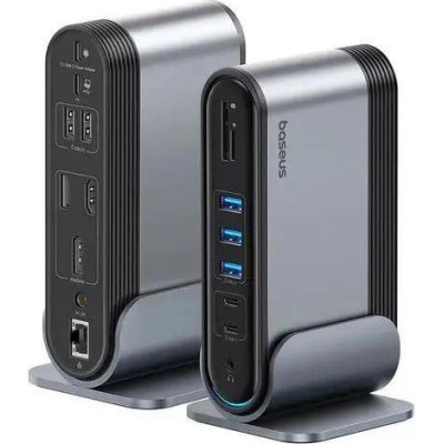 Baseus UnionJoy 17-Port Triple-Display Gray (B00532304811-00)