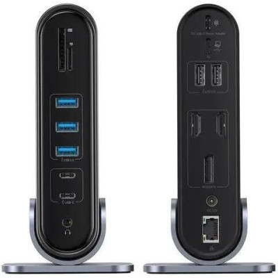 Baseus UnionJoy 17-Port Triple-Display Gray (B00532304811-00)