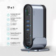 Baseus UnionJoy 17-Port Triple-Display Gray (B00532304811-00)