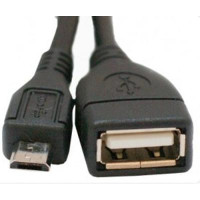 ATcom USB 2.0 Micro 5P to AF OTG 0.8m (16028)