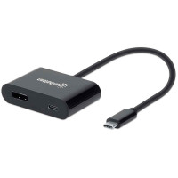 Manhattan USB-C для DisplayPort Converter with PD Port (153447)