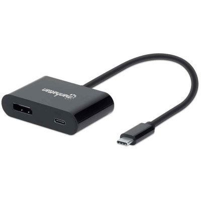 Manhattan USB-C для DisplayPort Converter with PD Port (153447)