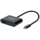 Manhattan USB-C для DisplayPort Converter with PD Port (153447)