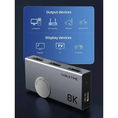 Cabletime 4К HDMI Black (CP34G)