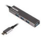 Maxxter USB Type-C 4хUSB3.0 Dark Grey (HU3C-4P-02)
