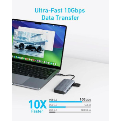 Anker 7-in-1 USB-C Dual Display Hub (A83740A2)