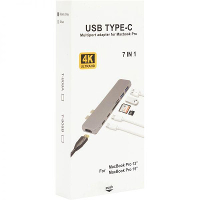 PowerPlant Type-C - HDMI 4K, USB 3.0, USB Type-C, SD, microSD (CA911684)