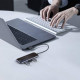 Baseus Mirror Series Multifunctional Hub Gray (CAHUB-BZ0G)