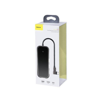 Baseus Mirror Series Multifunctional Hub Gray (CAHUB-BZ0G)