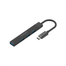 Promate 4-in-1 Multi-Port USB-C Data Hub Black (litehub-4.black)