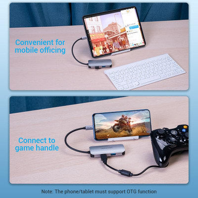 Vention Hub 5-in-1 USB 3.1 Type-C (TNFHB)