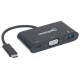 Manhattan SuperSpeed USB-C VGA Docking Converter (152044)