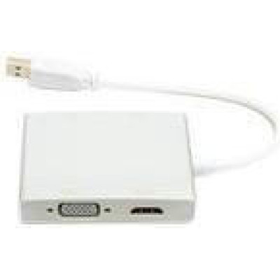 PowerPlant USB3.0 MultiDisplay Adapter with Gigabit Ethernet, DVI + HDMI (dual) (CA912087)