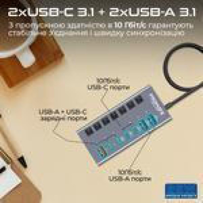 Promate GegaHub-10G 7-in-1 (GEGAHUB-10G)