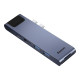 Baseus Thunderbolt C+Pro 7-in-1 Smart HUB Gray (CAHUB-L0G)