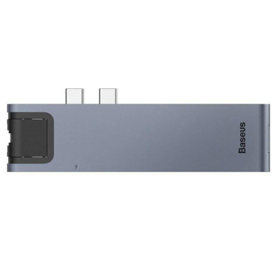 Baseus Thunderbolt C+Pro 7-in-1 Smart HUB Gray (CAHUB-L0G)