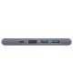 Baseus Thunderbolt C+Pro 7-in-1 Smart HUB Gray (CAHUB-L0G)
