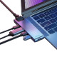 Baseus Thunderbolt C+Pro 7-in-1 Smart HUB Gray (CAHUB-L0G)
