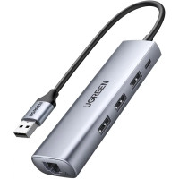 UGREEN USB 3.0 Hub with RJ45 Gigabit Ethernet (60812)