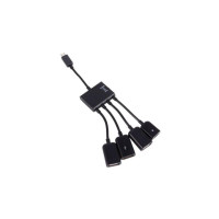 Lapara LA-MICROUSB-OTG-HUB BLACK