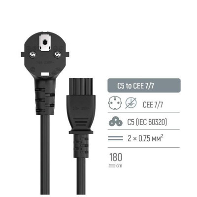 ColorWay C5 1.8m Black (CW-CBP083-BK)