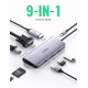 UGREEN 9-in-1 HDMI Ethernet USB-C Hub (40873)