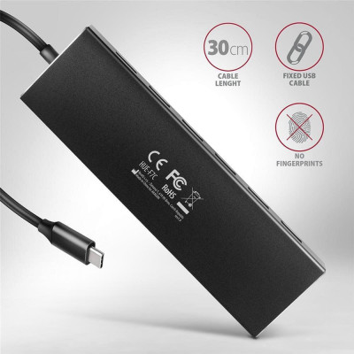 AXAGON HUE-F7C Black