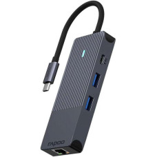 RAPOO 8-in-1 USB-C Multiport Adapter (UCM-2004)