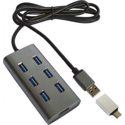 Maiwo USB3.0 Type-A/Type-C до 7x USB3.0 (KH700)