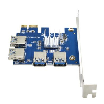 Dynamode RX-riser-card-PCI-E-1-to-4