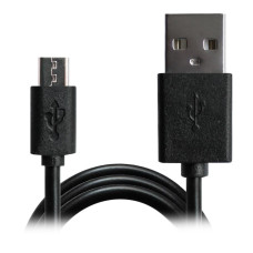 Grand-X USB - micro USB, Cu, 2.1A, Black, 1.5m (PM015BS)