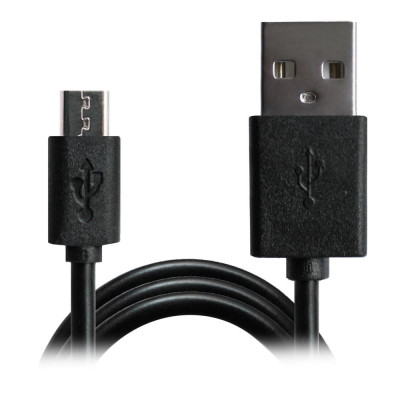 Grand-X USB - micro USB, Cu, 2.1A, Black, 1.5m (PM015BS)