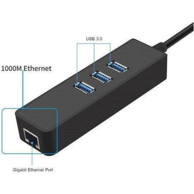 Dynamode USB3.0-Type-A-RJ45-HUB3