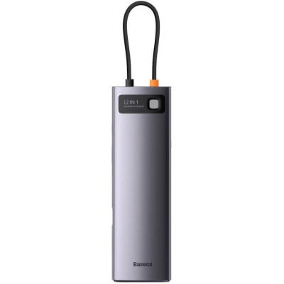 Baseus Metal Gleam Series 12-in-1 Type-C Gray (WKWG020213)