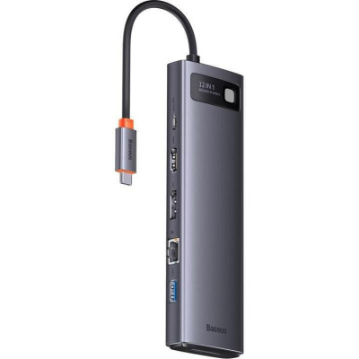 Baseus Metal Gleam Series 12-in-1 Type-C Gray (WKWG020213)