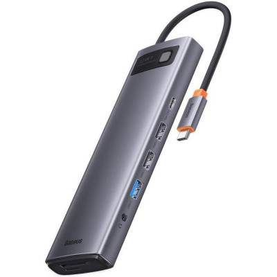 Baseus Metal Gleam Series 12-in-1 Type-C Gray (WKWG020213)
