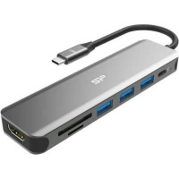 Silicon Power SU20 7 in 1 HDMI USB-C PD 60W (SPU3C07DOCSU200G)