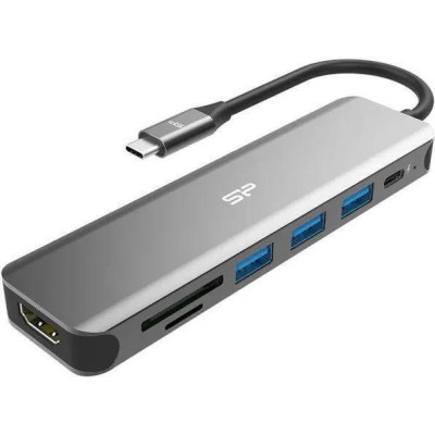 Silicon Power SU20 7 in 1 HDMI USB-C PD 60W (SPU3C07DOCSU200G)
