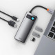Baseus Metal Gleam Series 5-in-1 Multifunctional Type-C HUB Docking Station Space Gray (CAHUB-CX0G)