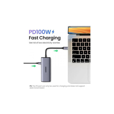 UGREEN CM498 7-in-1 USB-C Multifunction Adapter (35897)