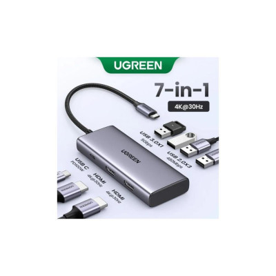 UGREEN CM498 7-in-1 USB-C Multifunction Adapter (35897)