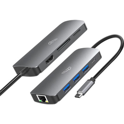Media-Tech 8 in 1 USB-C HUB PRO MT5044