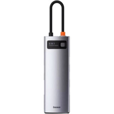 Baseus Metal Gleam Series 8-in-1 Multifunctional Type-C HUB (CAHUB-CV0G)