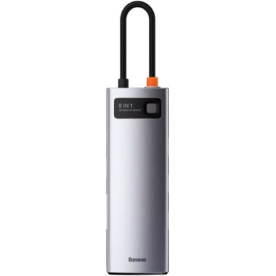 Baseus Metal Gleam Series 8-in-1 Multifunctional Type-C HUB (CAHUB-CV0G)