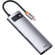 Baseus Metal Gleam Series 8-in-1 Multifunctional Type-C HUB (CAHUB-CV0G)