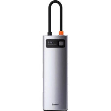 Baseus Metal Gleam Series 8-in-1 Multifunctional Type-C HUB (CAHUB-CV0G)