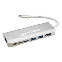 Manhattan SuperSpeed USB-C Multiport Adapter (152075)