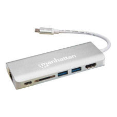 Manhattan SuperSpeed USB-C Multiport Adapter (152075)